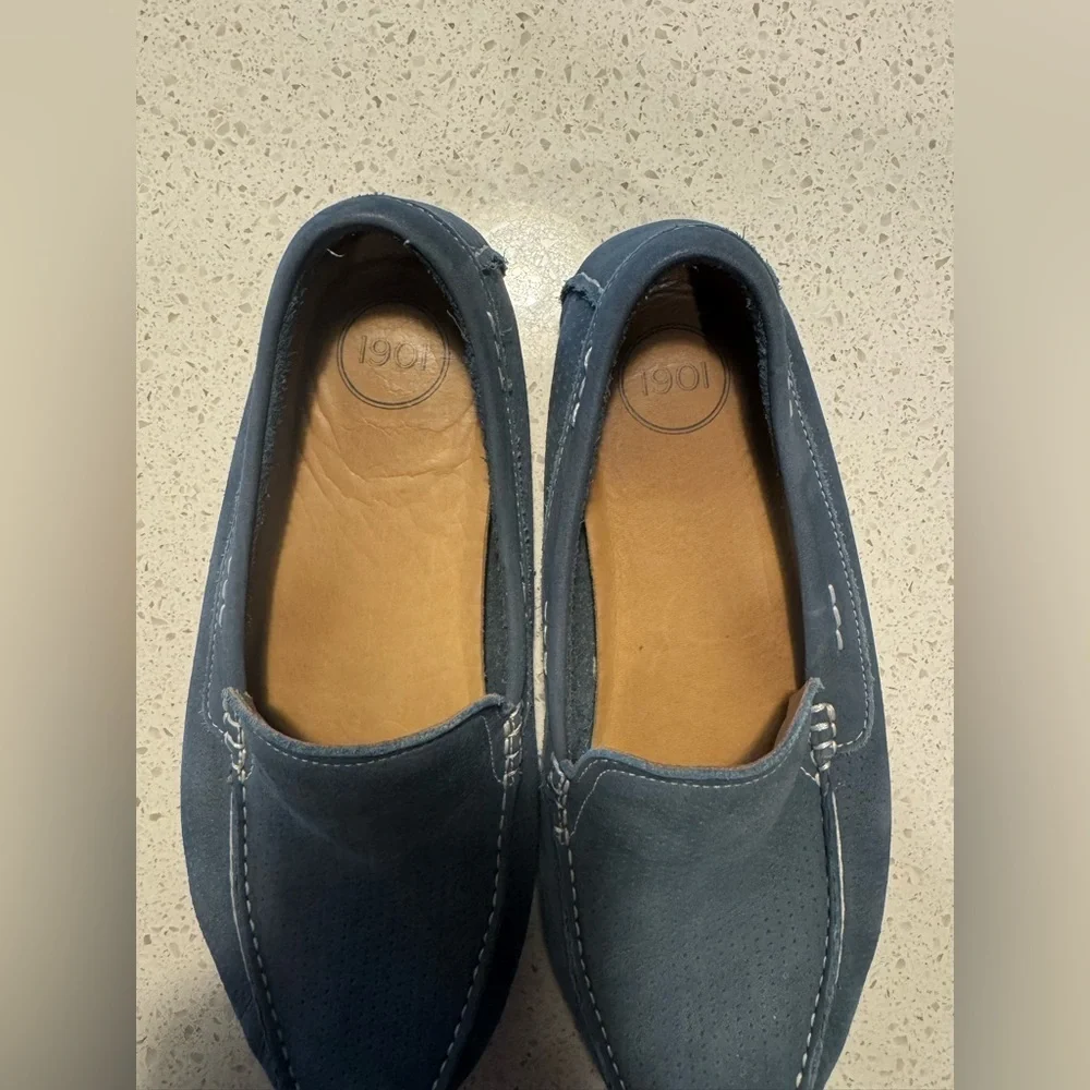 1901 Men’s 9 Leather Loafers M12617 Blue